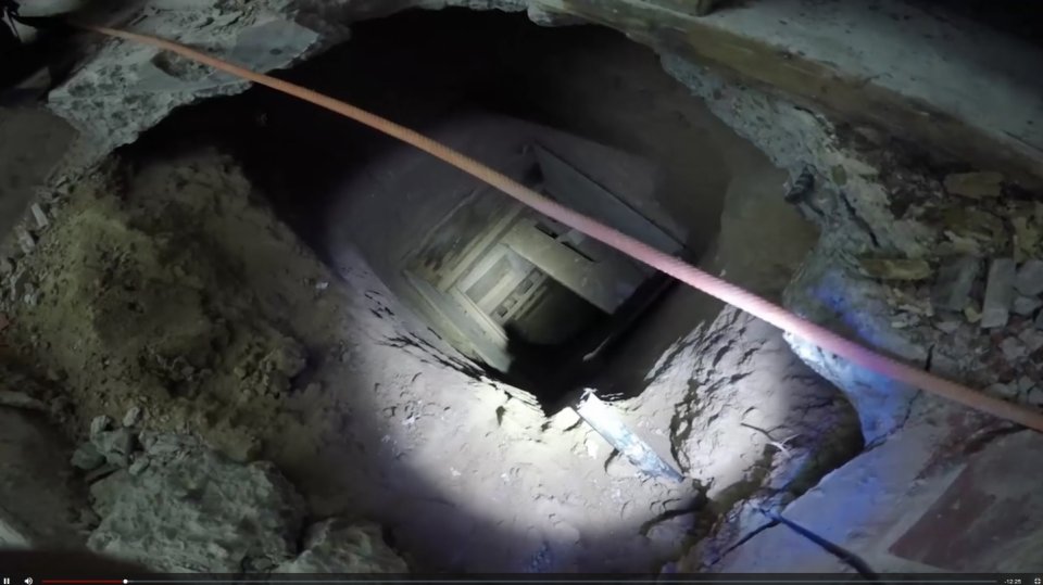 Drogový tunel na hranicích USA a Mexika